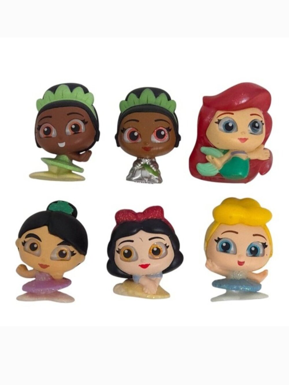 Disney Princess Ballerina Doorables Series 10 Mini Figure Set of 6- Rare,Special